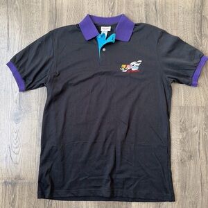 Hartwell Vintage 90s Nascar Racing Color Block Polo Shirt Size Large